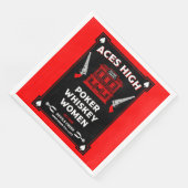 Cowboy Amerikaans Frontier Saloon Servet (Hoek)