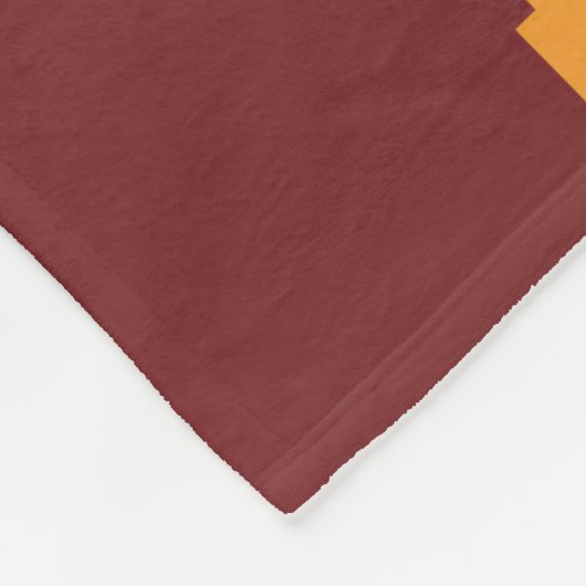 Cowboy and Horse Rodeo Sunset Fleece Deken (Hoek)