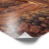 Cowboy and Horse Sunset Foto Afdruk (Hoek)