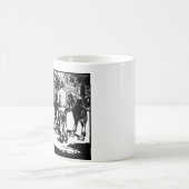 Cowboy and Horses Country Westerne Rodeo Art Koffiemok (Center)