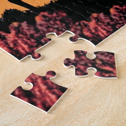 Cowboy and Longhorn Steer Legpuzzel (Zijkant)
