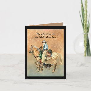 Cowboy/Appaloosa Definieert Intellectuele Kaart