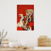 Cowboy Art Pistoolhelderskunst Western Poster (Keuken)