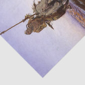 Cowboy Art van Charles Russell: "A Cree Indian" Tissuepapier (Detail)