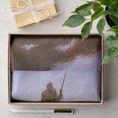 Cowboy Art van Charles Russell: "A Cree Indian" Tissuepapier (Geschenk)