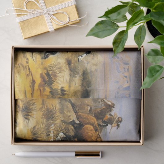 Cowboy Art van Charles Russell Tissuepapier (Geschenk)