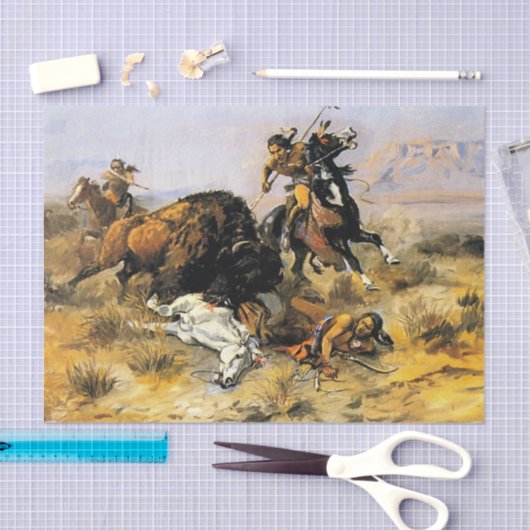 Cowboy Art van Charles Russell Tissuepapier (Craft)