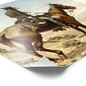 Cowboy Art van Frederic Remington Foto Afdruk (Hoek)