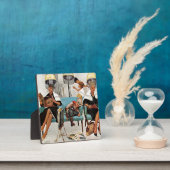 Cowboy Aslapen in Beauty Salon Fotoplaat (Insitu)