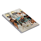 Cowboy Aslapen in Beauty Salon Notitieboek (Rechterzijde)