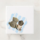 Cowboy Baby en Teddy Bear Gift Label (In situ)