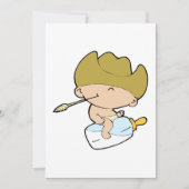 cowboy baby kaart (Voorkant)