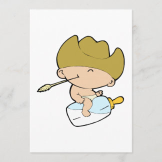 cowboy baby kaart