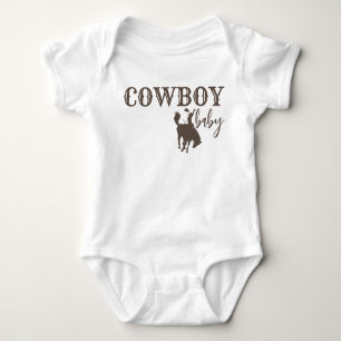 Cowboy baby romper