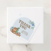 Cowboy Baby Shower Bedankjes Labels (In situ)