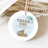 Cowboy Baby Shower Bedankjes Labels