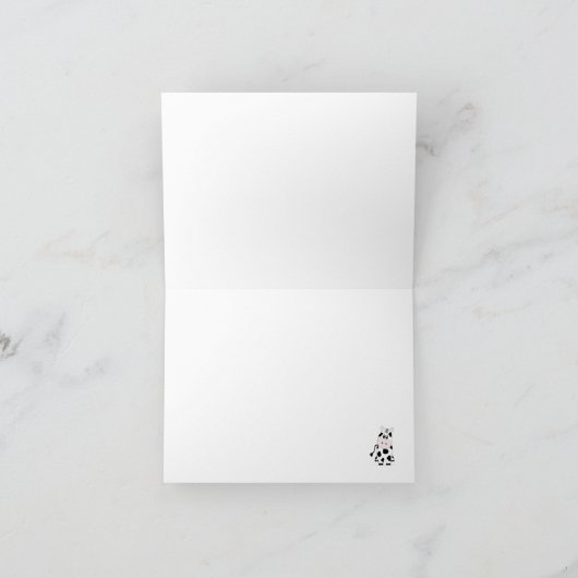 Cowboy Baby shower Bedankt Opmerking Kaart (Binnen)