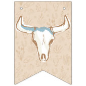 Cowboy Baby shower Bunting Vlaggetjes (Eerste vlag)