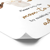 Cowboy Baby shower Envelope Station Poster (Hoek)