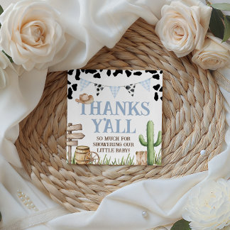 Cowboy Baby Shower Favor Tags vertalingen Bedankjes Labels