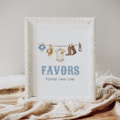Cowboy Baby shower Favorieten Sign Poster