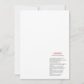 Cowboy Baby shower Game - Editable Name, 5x7 size Kaart (Achterkant)