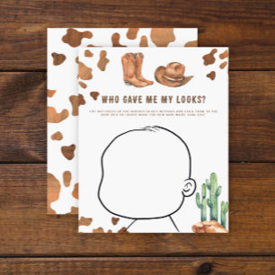 Cowboy Baby shower - Hoe ziet het er Baby uit
