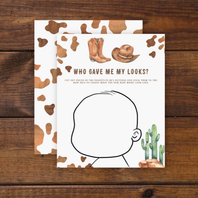 Cowboy Baby shower - Hoe ziet het er Baby uit (Creator heeft geüpload)