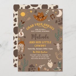 Cowboy Baby shower Invitation | WESTERNE BABY Kaart