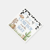 Cowboy Baby Shower Party Napkins Servet (Hoek)
