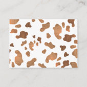 Cowboy Baby shower Raad eens hoeveel snoepjes Informatiekaartje (Achterkant)