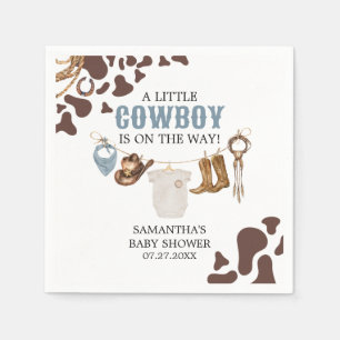 Cowboy Baby shower Servet