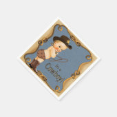 Cowboy Baby shower Servetten (Hoek)