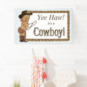 Cowboy Baby shower Spandoek (Insitu)