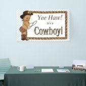 Cowboy Baby shower Spandoek (Beurs)