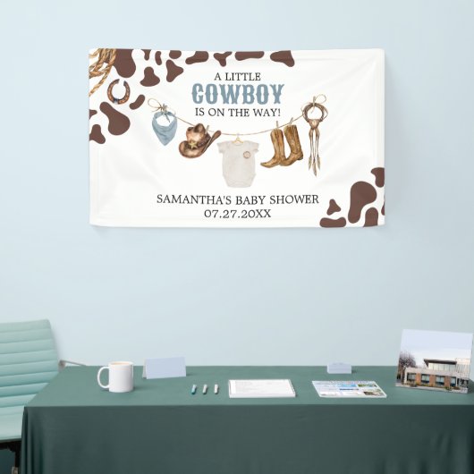 Cowboy Baby shower Spandoek (Beurs)