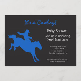 Cowboy Baby shower Uitnodiging