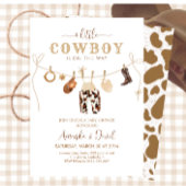 Cowboy Baby shower Uitnodiging