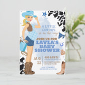 Cowboy Baby shower Uitnodiging Rodeo Uitnodiging (Staand voorkant)