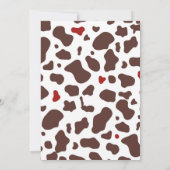 Cowboy baby shower uitnodiging Wild West uitnodigi (Achterkant)