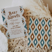 Cowboy Baby Shower-uitnodigingen | Zuidwest-Baby Kaart