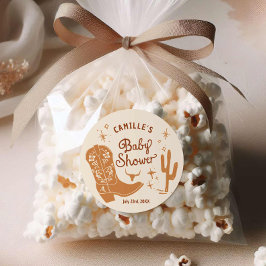 Cowboy Baby shower voor Sticker