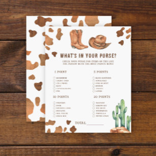 Cowboy Baby shower - Wat zit er in je tas?