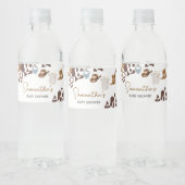 Cowboy Baby shower Waterfles Etiket (Flessen)