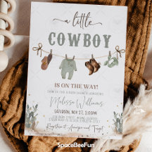Cowboy-Baby shower Western