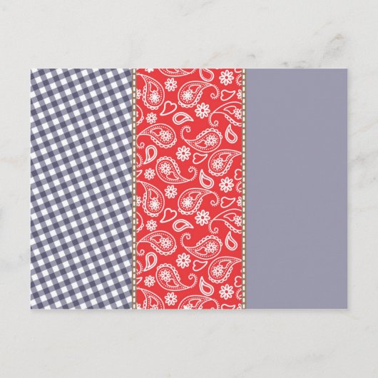 Cowboy Baby shower Word Scramble spel Uitnodiging Briefkaart (Achterkant)