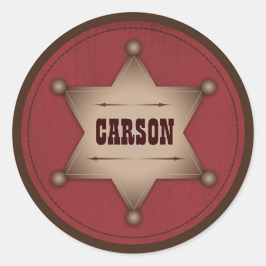 Cowboy Baby Sticker B (Voorkant)