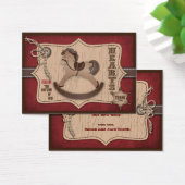 Cowboy Baby TY Gift Label 2 Visitekaartjes (Bureau)