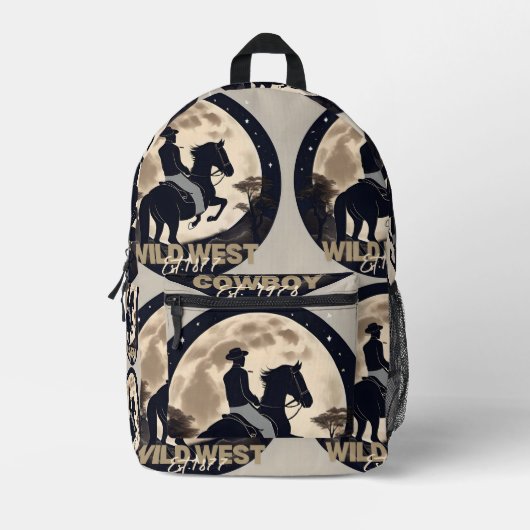 Cowboy Bag / Mode terug naar school Tas / Rugzak (Voorkant)