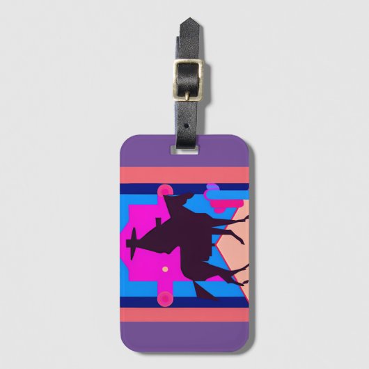 Cowboy Bagagelabel (Voorkant (verticaal))